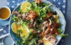 Duck Confit Salad with Pinot Noir Speck Family Reserve red wine recipessmooth red wineruffino red winerecipes with red winerecipe red winemedium-bodied red winesmooth red wine LCBOrecipe red wine