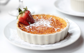 Creme Brulee with Riesling White Wine