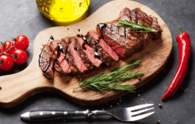 Grilled Steak with Revel Cabernet Baco Noir