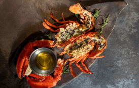 Lobster with butter