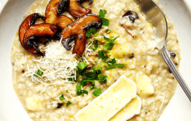 Mushroom Risotto with Pinot Noir red wine recipessmooth red wineruffino red winerecipes with red winerecipe red winemedium-bodied red winesmooth red wine LCBOrecipe red wine